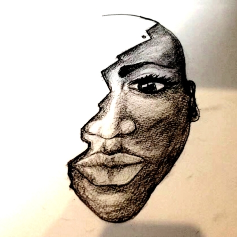 Half Face by Dagmawi Moges